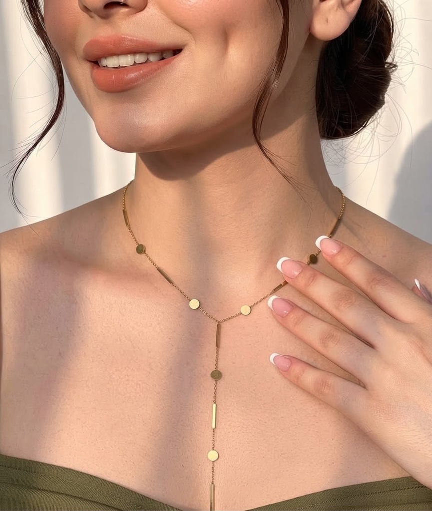 Drop Line Necklace