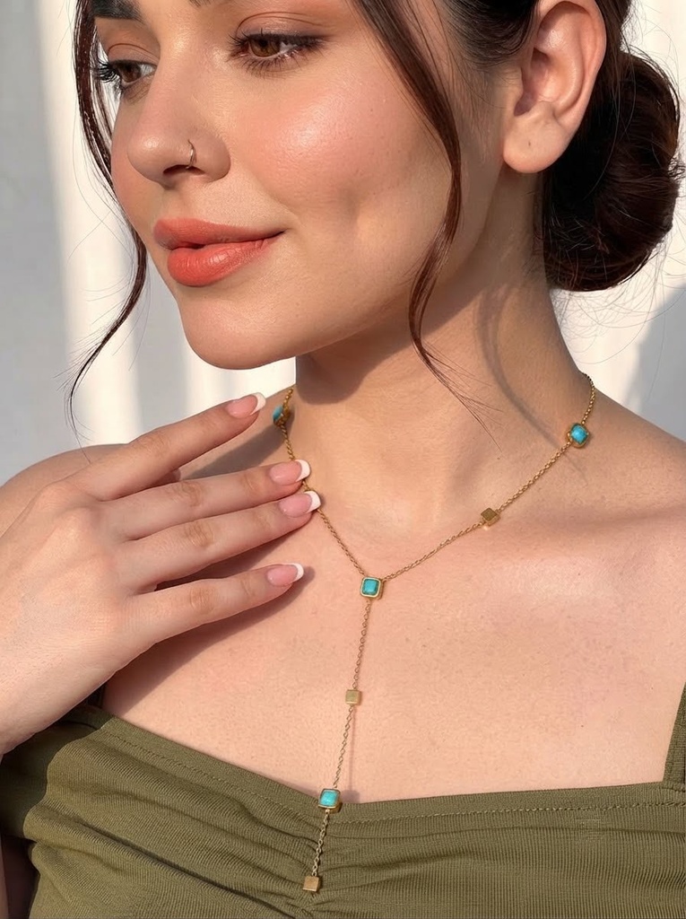 Drop Line Necklace