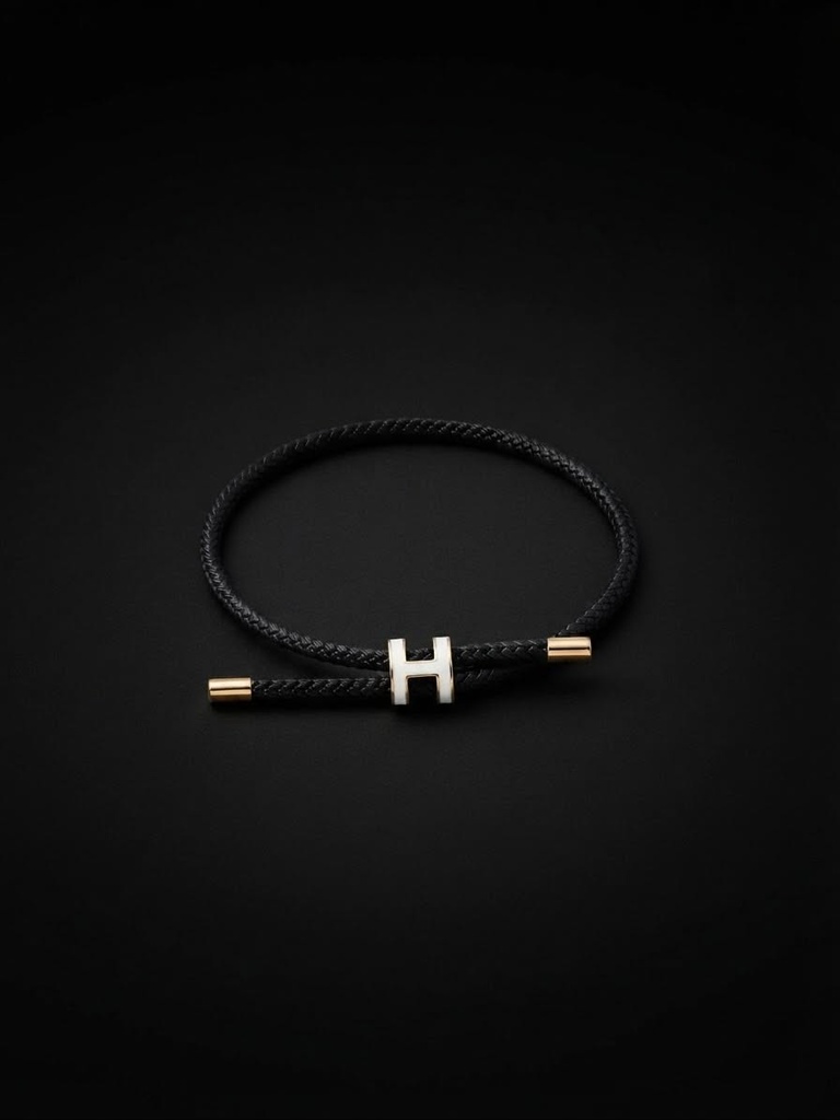 'H' charm bracelet