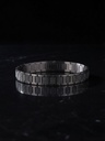 Silver Textured Link Bracelet