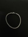 Silver Curb Chain Bracelet