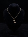 white stone necklace